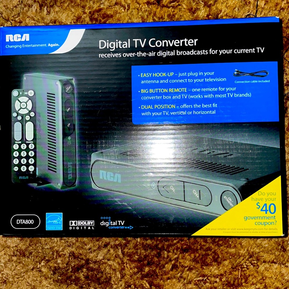 NWT Digital TV Converter never opened